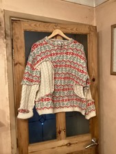 Zara ECRU multicoloured cable