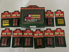 NOS Coca Cola Town Square Delivery Truck 1992 #7930 Barrel cases LOT 11 six pack