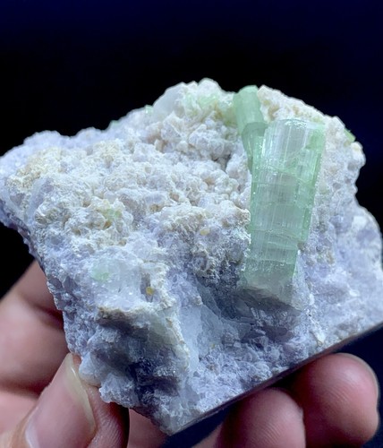 Natural bicolour tourmaline - natural,