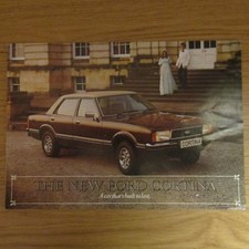 FORD CORTINA MKIV MK4 L GL S GHIA Saloon Estate UK Market Brochure c.1976 - 1978