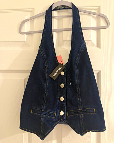 Prettylittlething blue denim - prettylittlething,