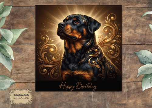 Dog 091 animal birthday card - animal,