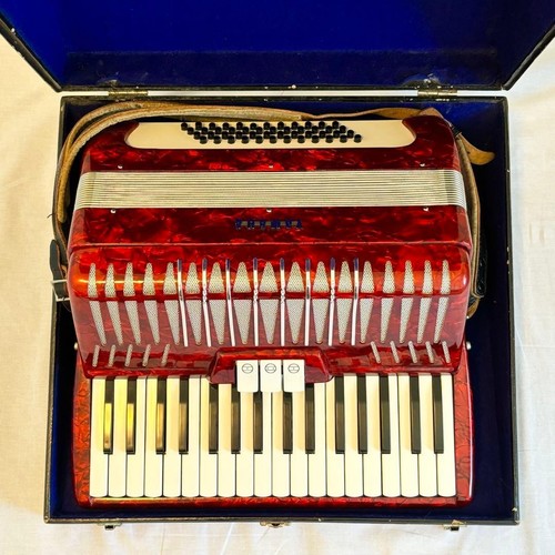 Yamaha accordion red - yamaha, ya-48