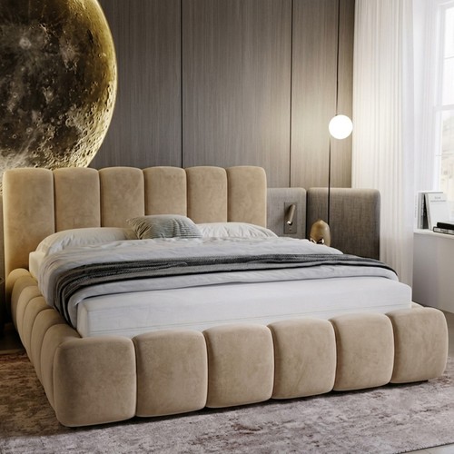 Bubble padded luxury bed - luxury, frame