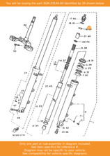 YAMAHA Washer, Spring Upper