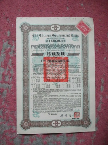 The chinese government loan - chinese,