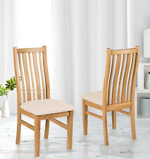 Solid Oak Dining Chairs