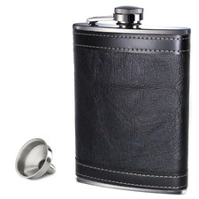 New 6oz Hip Flask Black