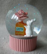 Easter Glitter Snow Globe