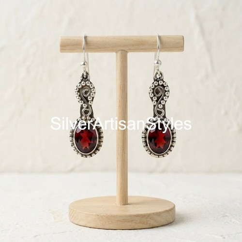 Red garnet january birthstone - red,