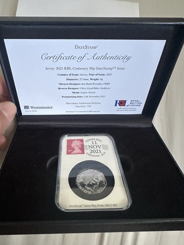 Jersey 2021 rbl centenary - 2021, 50p