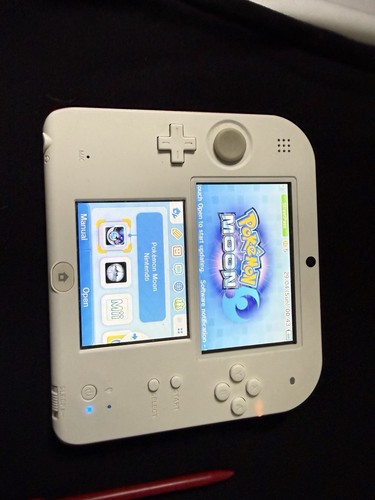Nintendo 2ds white - 2ds, white/red