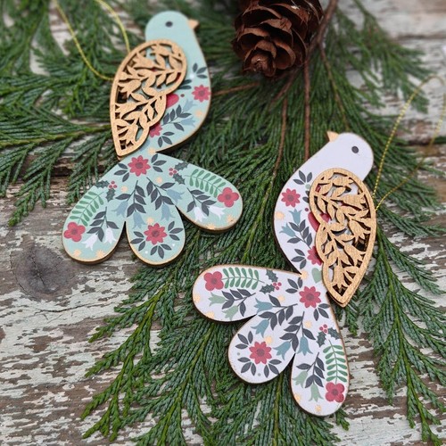Set wood alpine - nordic, folk