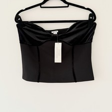 Urban Outfitters Black Bandeau