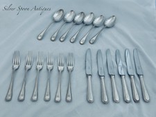 Setting for six, English sterling silver, John Round & Son Ltd, Sheffield , 1895