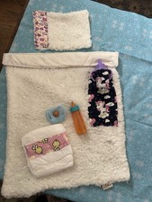 DOLLS PRAM AND COT  DUVET &