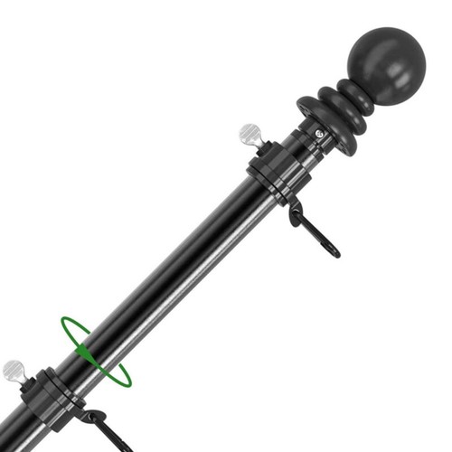 6ft stainless steel telescopic - stainless,