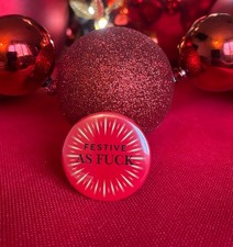 Rude Round Bright Red Festive