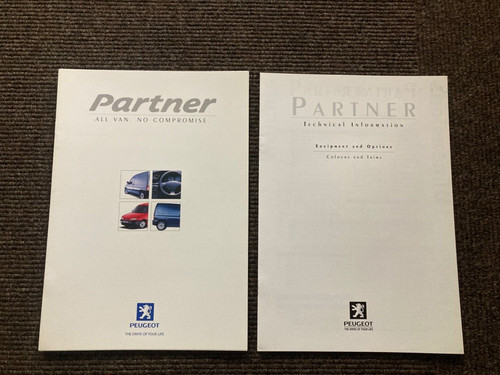 Peugeot partner van brochure - van,