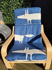 Ikea Poang Kids Chair Cover, slipcover, replacement cover, cushion, washable