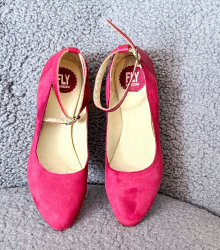 Fly london red - london, leather