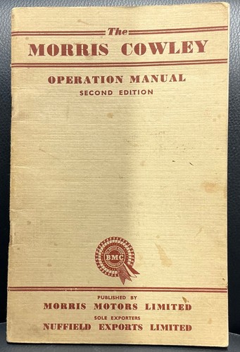 Vintagemorris cowley operation - vintagemorris,