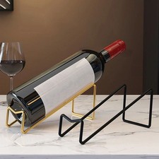 Metal Red Wine Display Stand Champagne Rack  Household Bar Counter Decoration