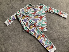 Boys H&M Dinosaur bright multicoloured pjs 8-10 years very good condition