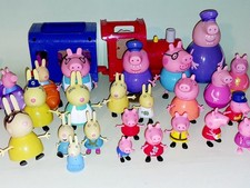 Peppa Pig Family and Friends Train Vehicles 3 Roly Poly Figures Mixed Lot Sizes 