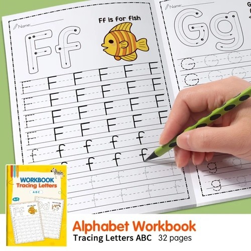 Learn write alphabet - a4, to