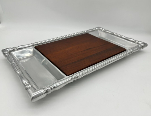 Heavy polished aluminum reed - reed, &