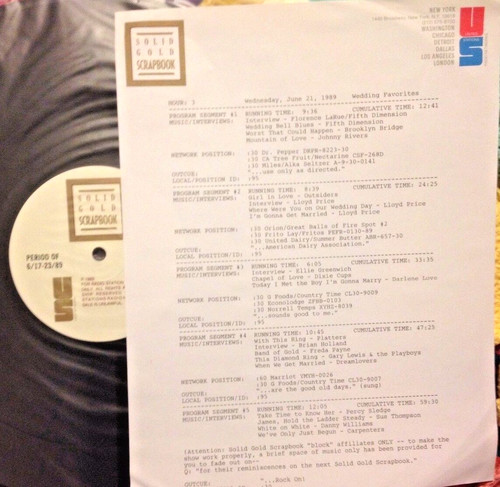 Solid gold scrapbook - 6/21/89,