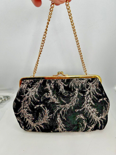 Vintage 50s evening - bag, black