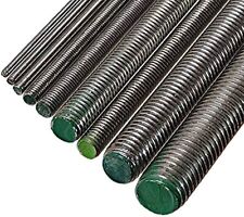 STAINLESS STEEL FULLY THREADED ROD Metric Studding Bar 1M 1000MM M3 M4 M6 M8 M10