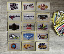 Merlin WWF Holo Shiny Stickers Bret Hart Pink Album 1993 Recovered Pick £10 Each