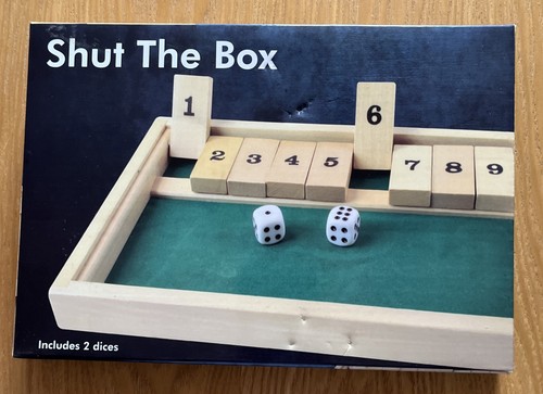 Shut the box - box, game