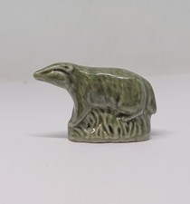 Wade Whimsie Badger Figurine British Wildlife Set 1980-81 Collectable Animals