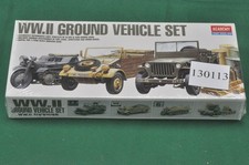 1/72 scale WW2 / academy - WW2 ground vehicle set model kit - (130113)