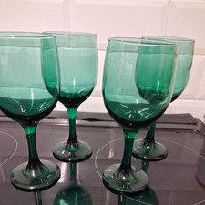 4 x Vintage Libbey Juniper