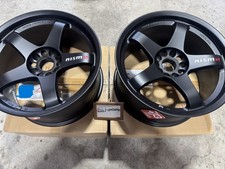Nismo LMGT4 GT-R size 18x9.5j +12 Skyline GT-R Mud Black 2pcs 4030S-RSR46 BNR34