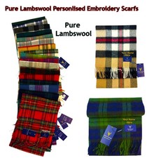 Lambswool Personalised scarf