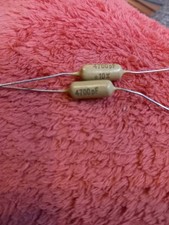 Mullard mustard capacitors - 2x,