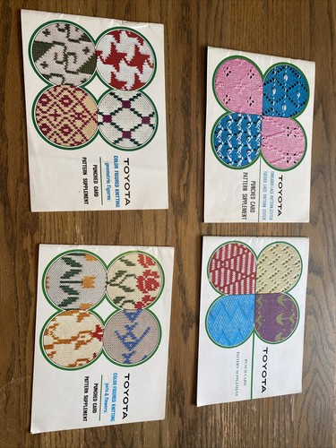 Toyota punch card pattern - card,