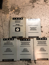 1999 JEEP GRAND CHEROKEE Service Repair Shop Manual Set W Diag + Revision WORN