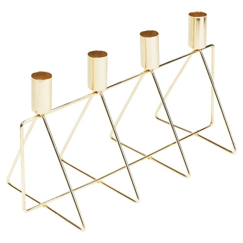 Gold stem candle holder - stem,