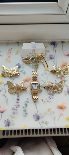 Gold tone jewellery job - jewellery, lot