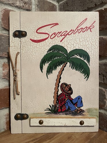 Vintage wooden scrapbook photo - vintage,