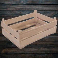 Wooden Decorative Extra Small Little Cute Mini Little Crates /175 x 120 x 60 mm