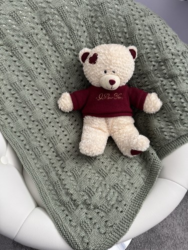 Hand knitted with love baby - knitted,