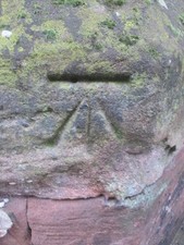 Photo 6x4 Ordnance Survey Cut Mark Chester 4 c2016